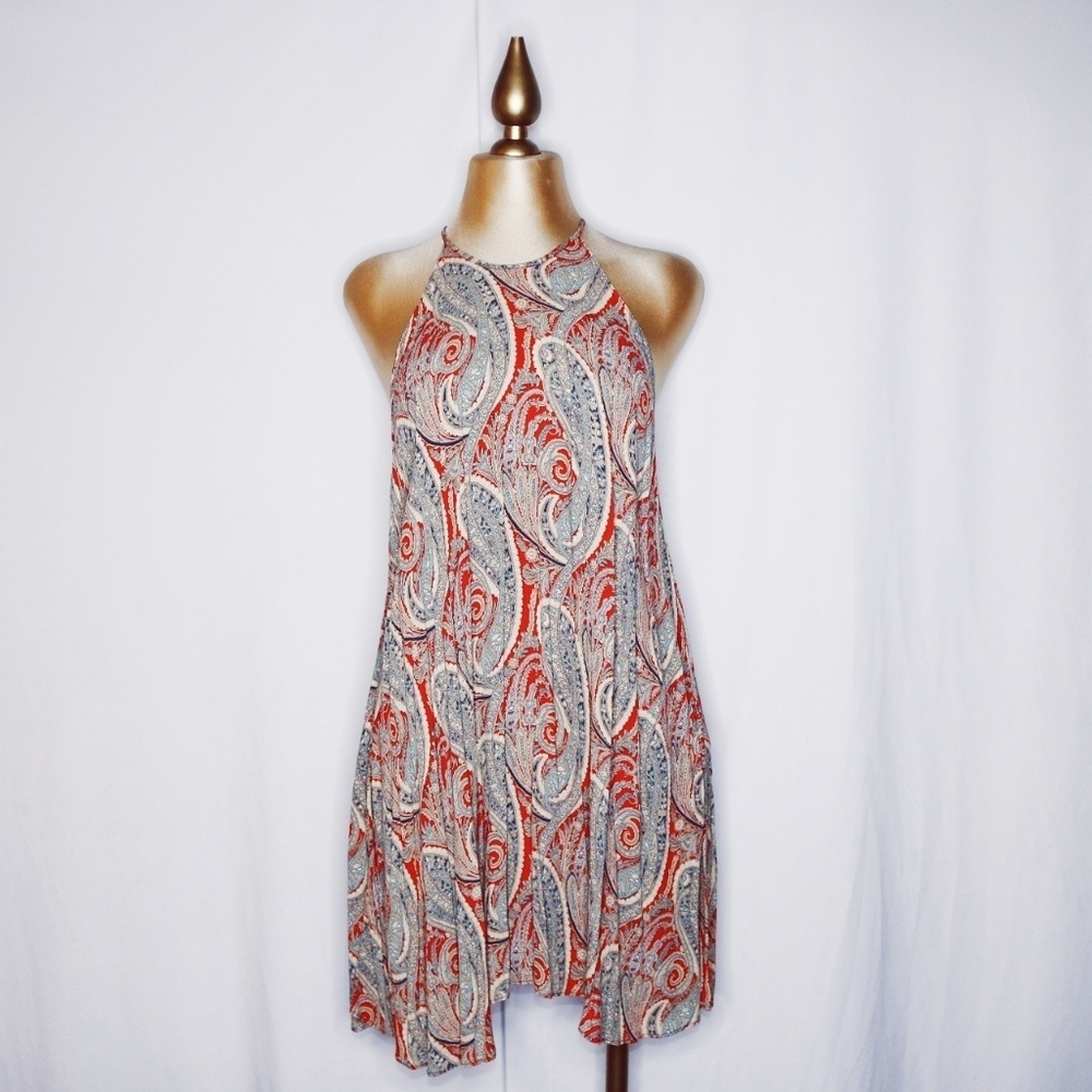 ZARA Paisley pattern tank mini dress, Medium